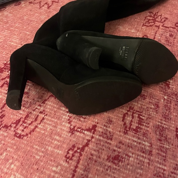 Stuart Weitzman suede OTK BOOTS never worn size 5.5 fits a 6 - Picture 3 of 4